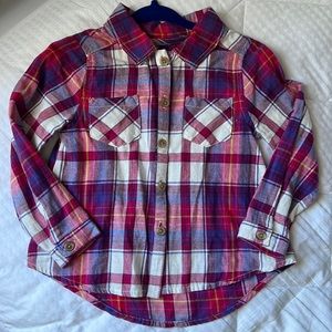 Toddler Girls Old Navy Flannel Top